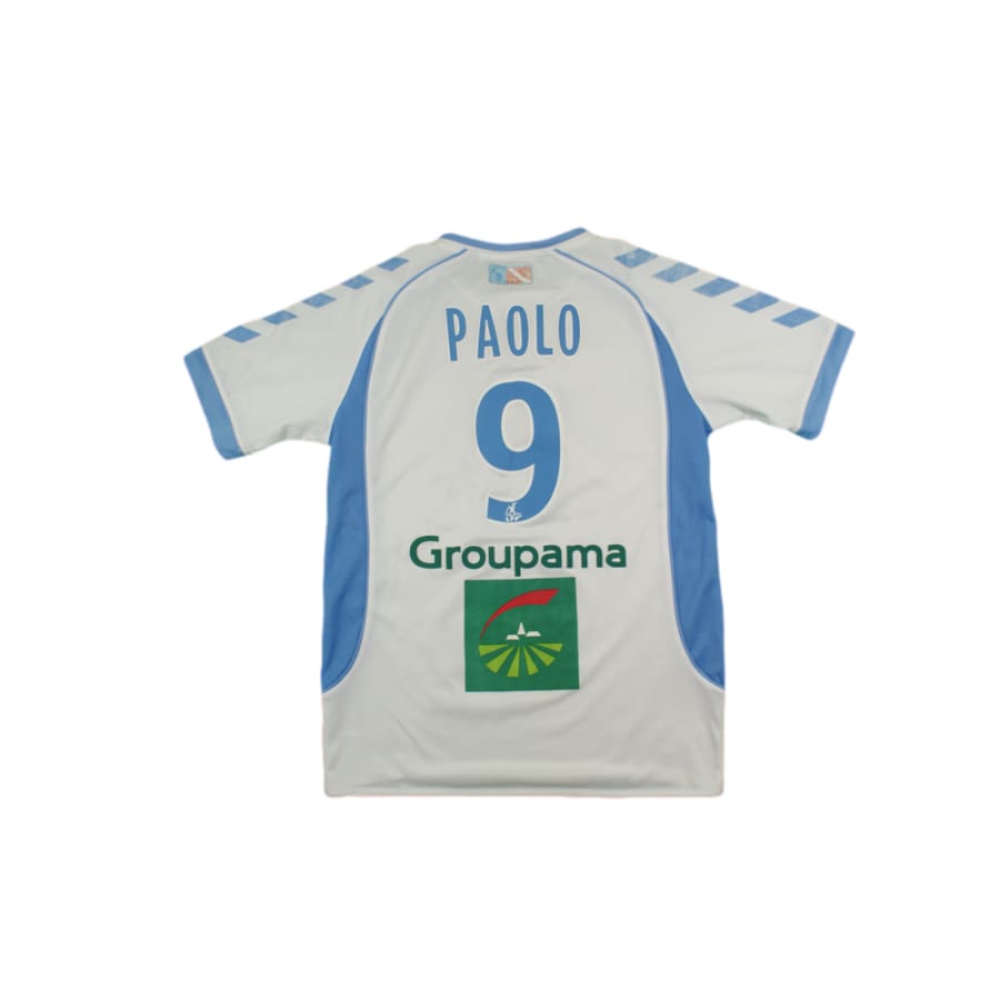 Maillot de football rétro domicile RC Strasbourg Alsace N°9 PAOLO 2007-2008 - Hummel - RC Strasbourg Alsace