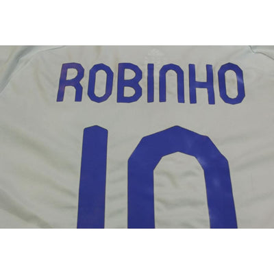 Maillot de football rétro domicile Real Madrid CF N°10 ROBINHO 2007-2008 - Adidas - Real Madrid