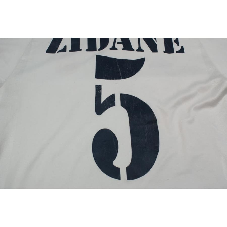 Maillot de football rétro domicile Real Madrid CF N°5 ZIDANE 2001-2002 - Adidas - Real Madrid