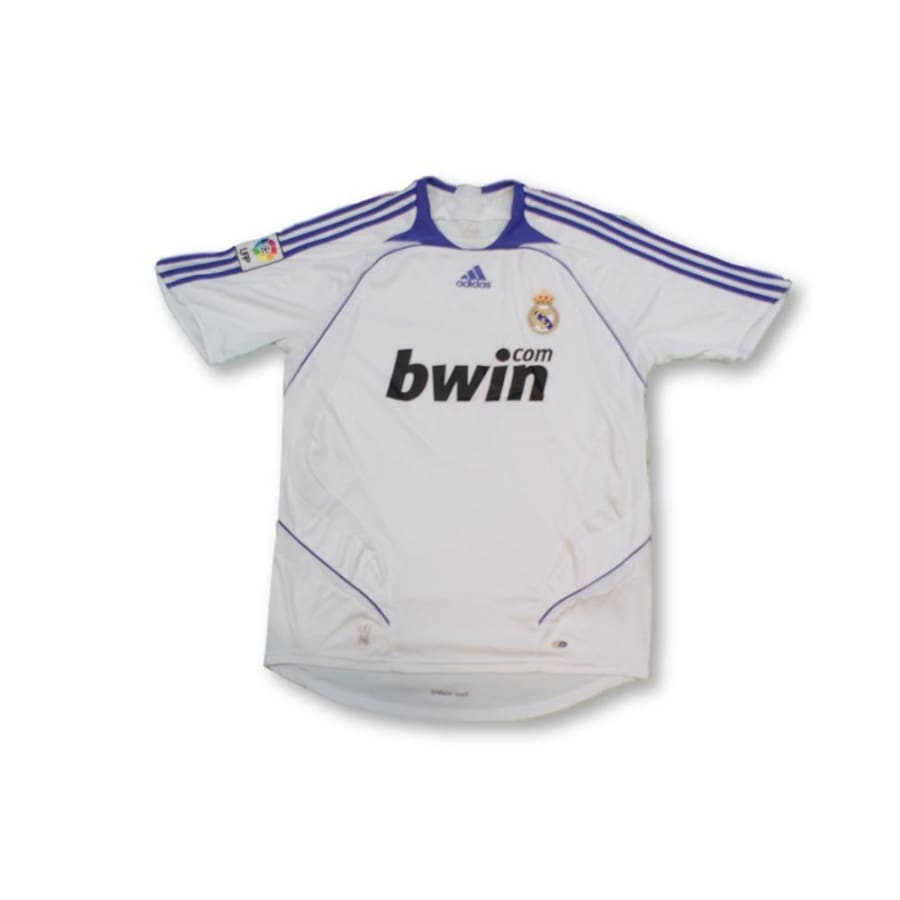 Maillot de football rétro domicile Real Madrid CF N°8 KAKA 2007-2008 - Adidas - Real Madrid