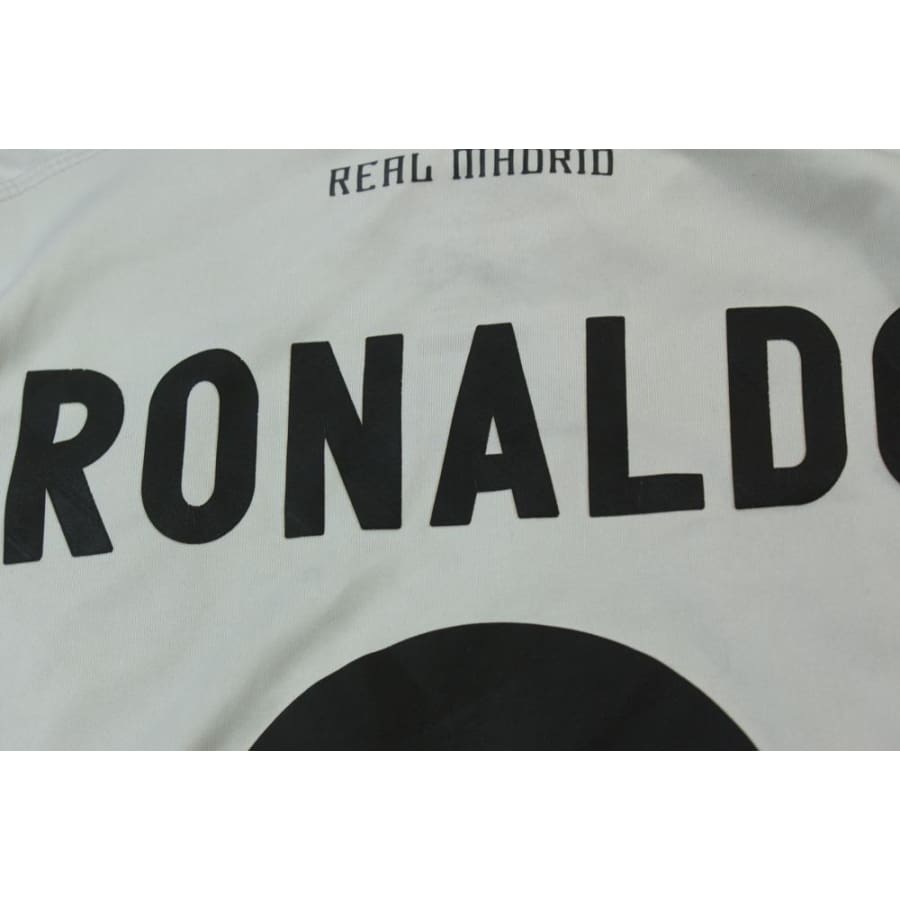 Maillot de football rétro domicile Real Madrid CF N°9 RONALDO 2009-2010 - Adidas - Real Madrid