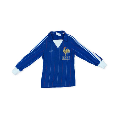 Maillot de football retro enfant Equipe de France 1982-1983 - Adidas - Equipe de France