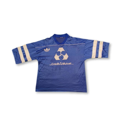 Maillot de football rétro entraînement Adidas Crédit Mutuel années 1980 - Adidas - Autres championnats