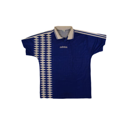 Maillot de football rétro entraînement Equipe de France années 1990 - Adidas - Equipe de France