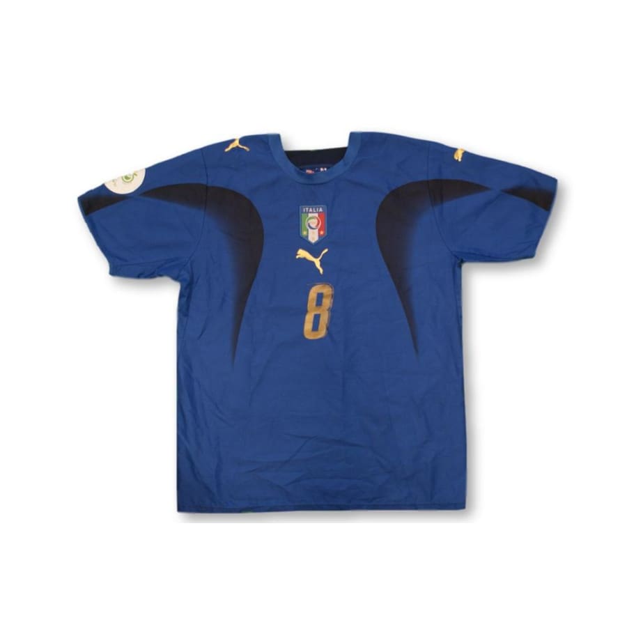 Maillot de football retro équipe dItalie N°8 GATTUSO 2006-2007 - Puma - Italie