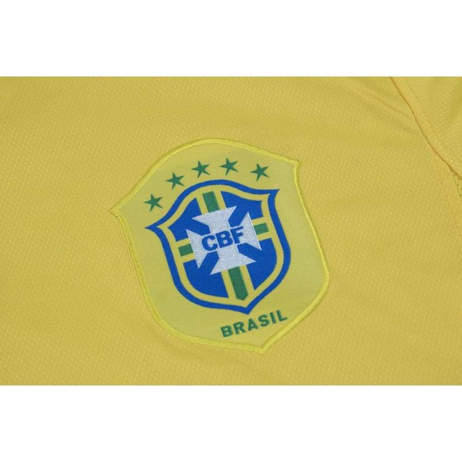 Maillot de football retro équipe du Brésil N°7 ADRIANO 2006-2007 - Nike - Brésil