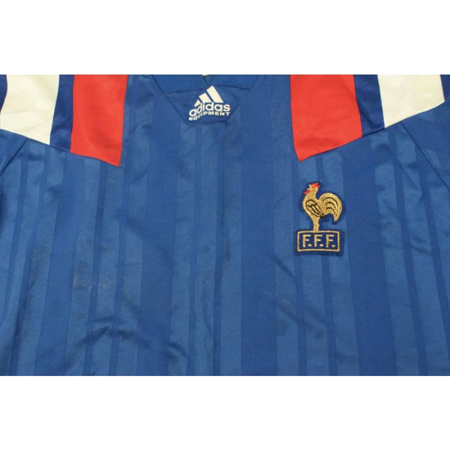 Maillot de football retro Equipe de France 1992-1993 - Adidas - Equipe de France