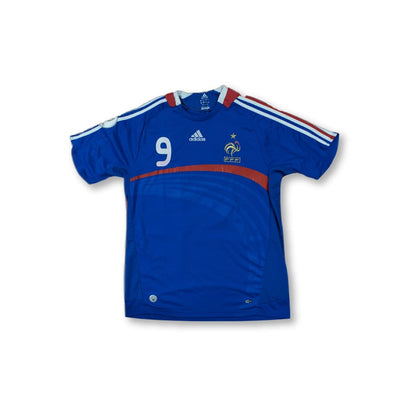 Maillot de football retro Equipe de France N°9 BENZEMA 2008-2009 - Adidas - Equipe de France