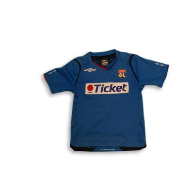 Maillot de football rétro extérieur enfant Olympique Lyonnais N°6 NOE 2008-2009 - Umbro - Olympique Lyonnais