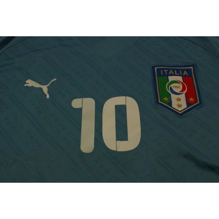 Maillot de football rétro extérieur équipe d’Italie N°10 DE ROSSI Coupe des confédérations 2010-2011 - Puma - Italie