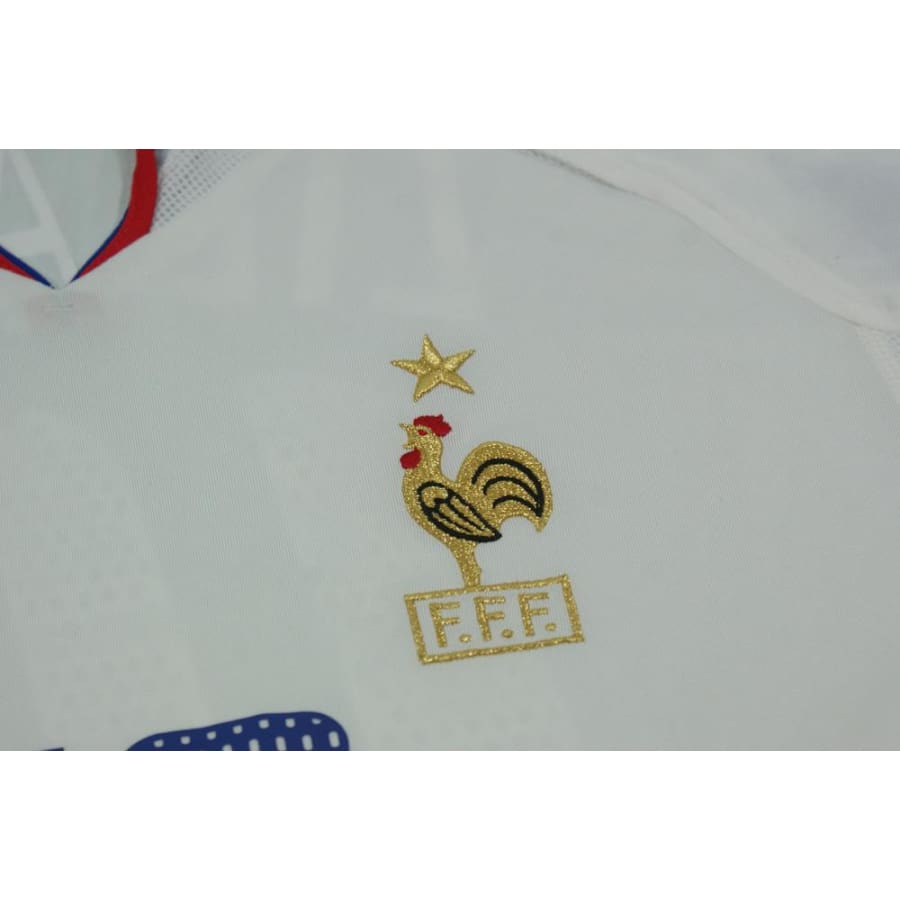 Maillot de football rétro extérieur Equipe de France N°10 ZIDANE 2004-2005 - Adidas - Equipe de France