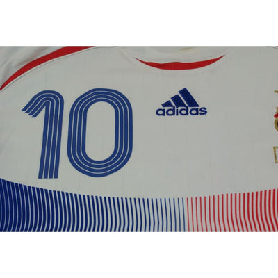 Maillot de football rétro extérieur Equipe de France N°10 ZIDANE 2006-2007 - Adidas - Equipe de France