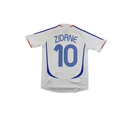 Maillot de football rétro extérieur Equipe de France N°10 ZIDANE 2006-2007 - Adidas - Equipe de France