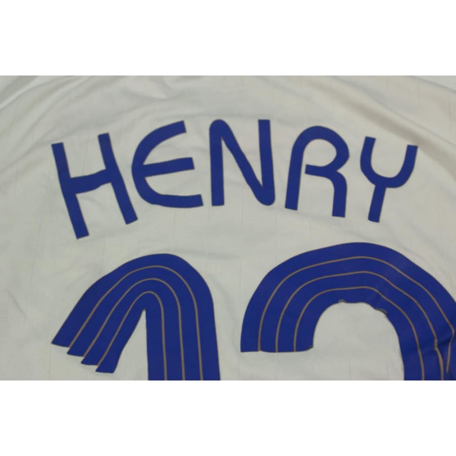 Maillot de football rétro extérieur Equipe de France N°12 HENRY 2006-2007 - Adidas - Equipe de France