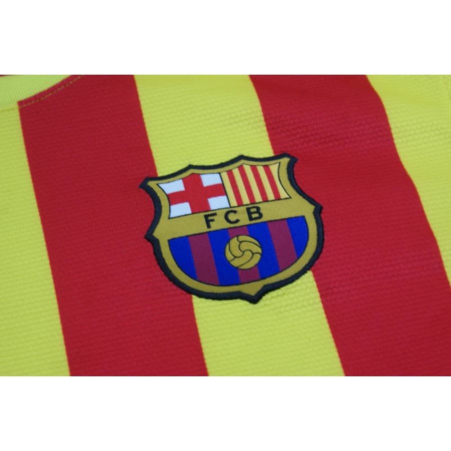 Maillot de football rétro extérieur FC Barcelone N°4 FABREGAS 2013-2014 - Nike - Barcelone