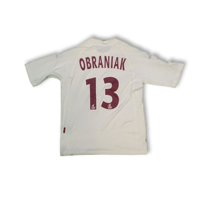 Maillot de football rétro extérieur FC Metz N°13 OBRANIAK 2006-2007 - Lotto - FC Metz