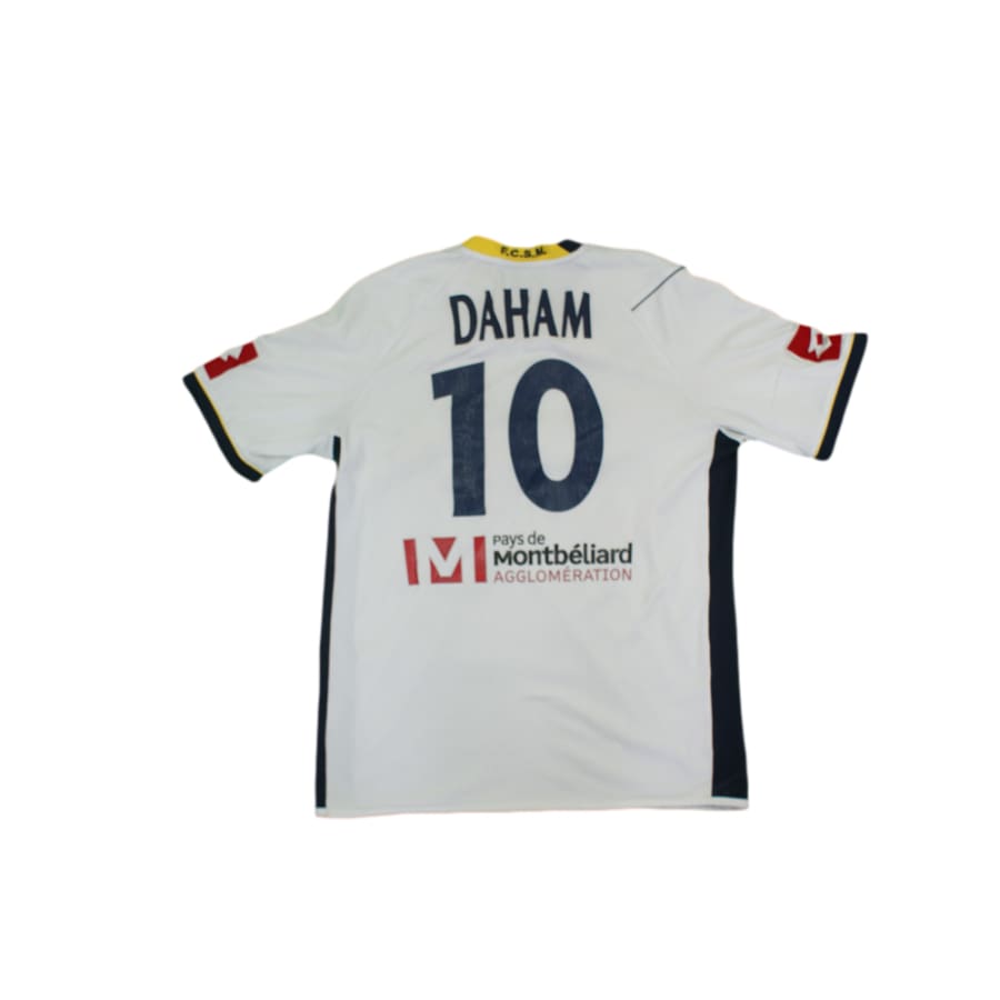 Maillot de football rétro extérieur FC Sochaux-Montbéliard N°10 DAHAM 2011-2012 - Lotto - FC Sochaux-Montbéliard