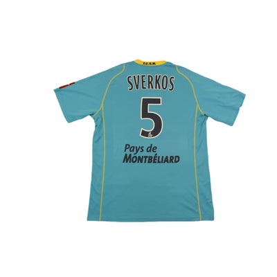 Maillot de football rétro extérieur FC Sochaux-Montbéliard N°5 SVERKOS 2008-2009 - Lotto - FC Sochaux-Montbéliard