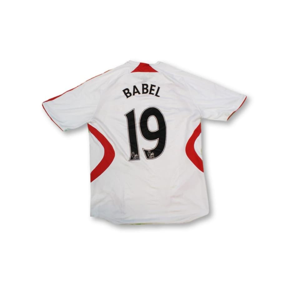 Maillot de football rétro extérieur Liverpool FC N°19 BABEL 2007-2008 - Adidas - FC Liverpool