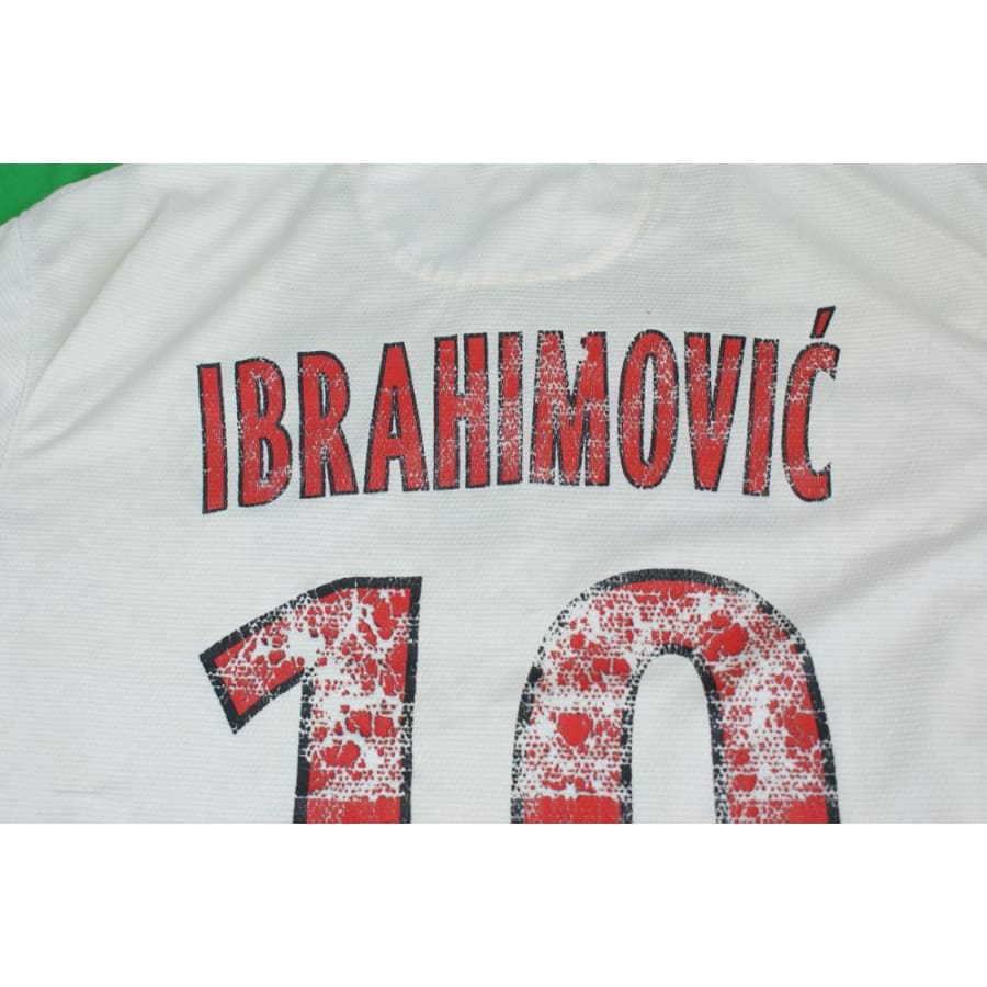 Maillot de football rétro extérieur Paris Saint-Germain N°10 IBRAHIMOVIC 2013-2014 - Nike - Paris Saint-Germain