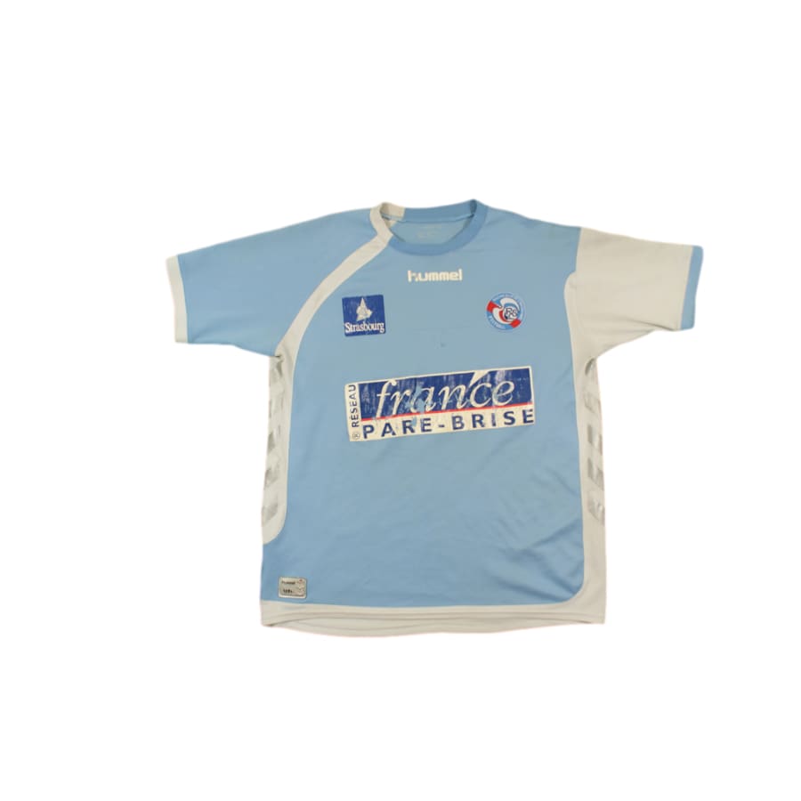 Maillot de football rétro extérieur RC Strasbourg Alsace N°11 BAUER 2008-2009 - Hummel - RC Strasbourg Alsace