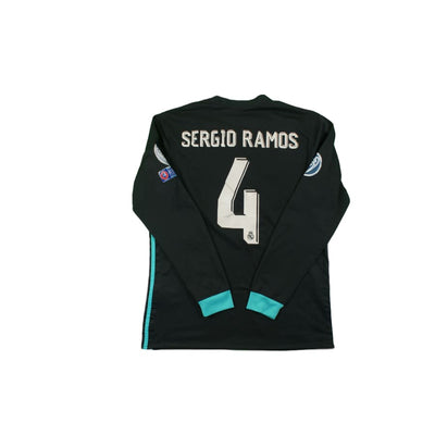 Maillot de football rétro extérieur Real Madrid CF N°4 SERGIO RAMOS 2017-2018 - Adidas - Real Madrid