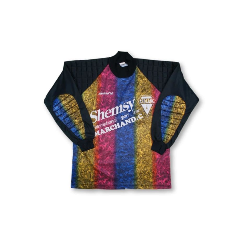 Maillot de football rétro gardien AS Blanc N°1 années 1990 - Autres marques - Autres championnats