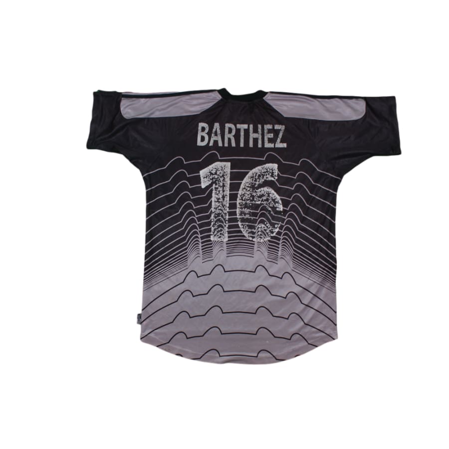 Maillot de football rétro gardien Equipe de France N°16 BARTHEZ 2000-2001 - Adidas - Equipe de France