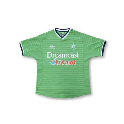 Maillot de football vintage AS Saint-Etienne N°7 ALEX 2000-2001 - Umbro - AS Saint-Etienne