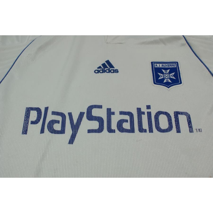 Maillot de football vintage domicile AJ Auxerre N°9 OGE 1999-2000 - Adidas - AJ Auxerre