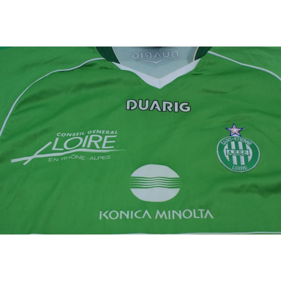 Maillot de football vintage domicile AS Saint-Etienne N°27 SABLE 2004-2005 - Duarig - AS Saint-Etienne