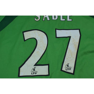 Maillot de football vintage domicile AS Saint-Etienne N°27 SABLE 2004-2005 - Duarig - AS Saint-Etienne