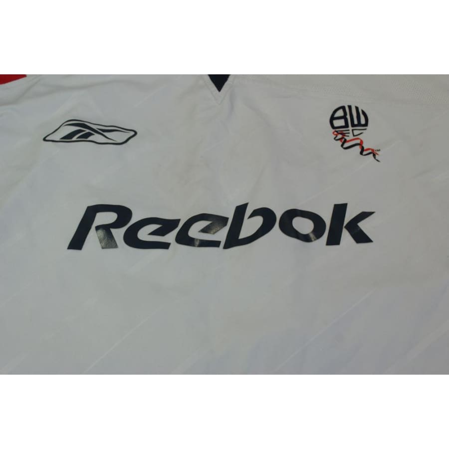 Maillot de football vintage domicile Bolton Wanderers N°17 DJETOU 2005-2006 - Reebok - Autres championnats