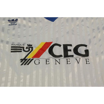 Maillot de football vintage domicile CEG Genève N°13 années 1990 - Adidas - Autres championnats