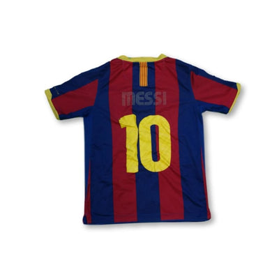 Maillot de football vintage domicile enfant FC Barcelone N°10 MESSI 2010-2011 - Nike - Barcelone