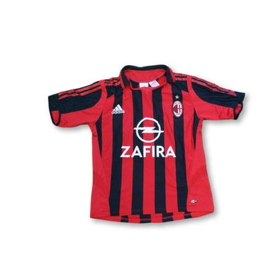 Maillot de football vintage domicile enfant Milan AC N°3 LEO 2005-2006 - Adidas - Milan AC