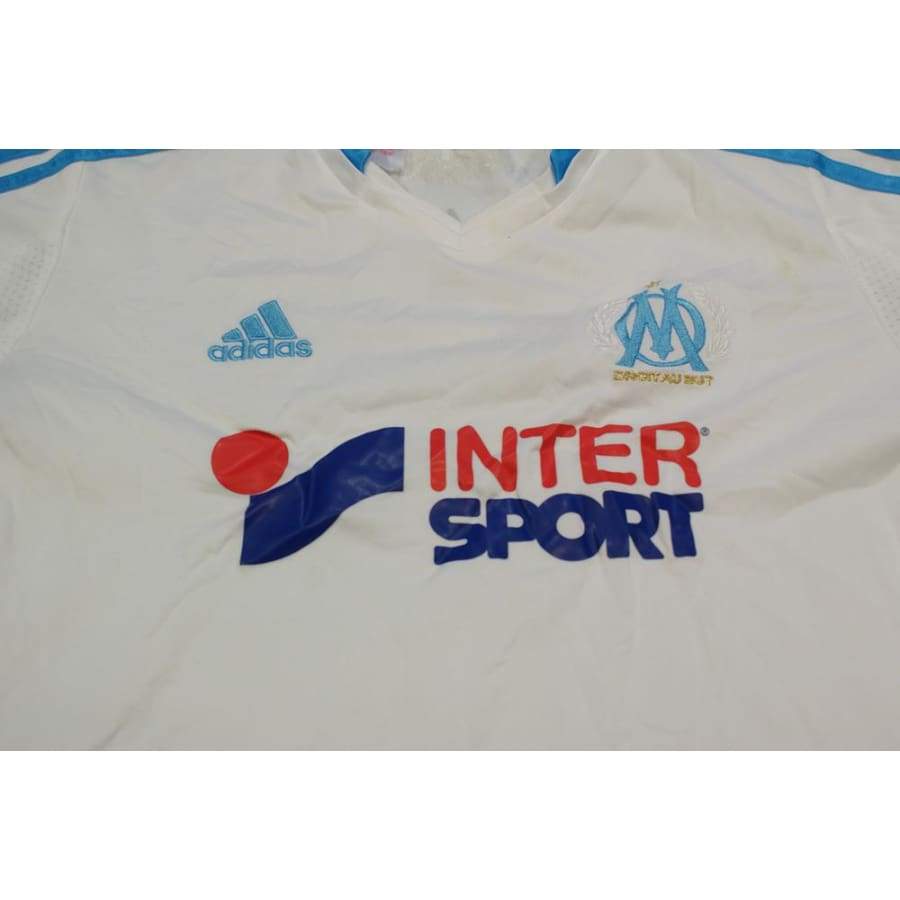 Maillot de football vintage domicile enfant Olympique de Marseille 2013-2014 - Adidas - Olympique de Marseille