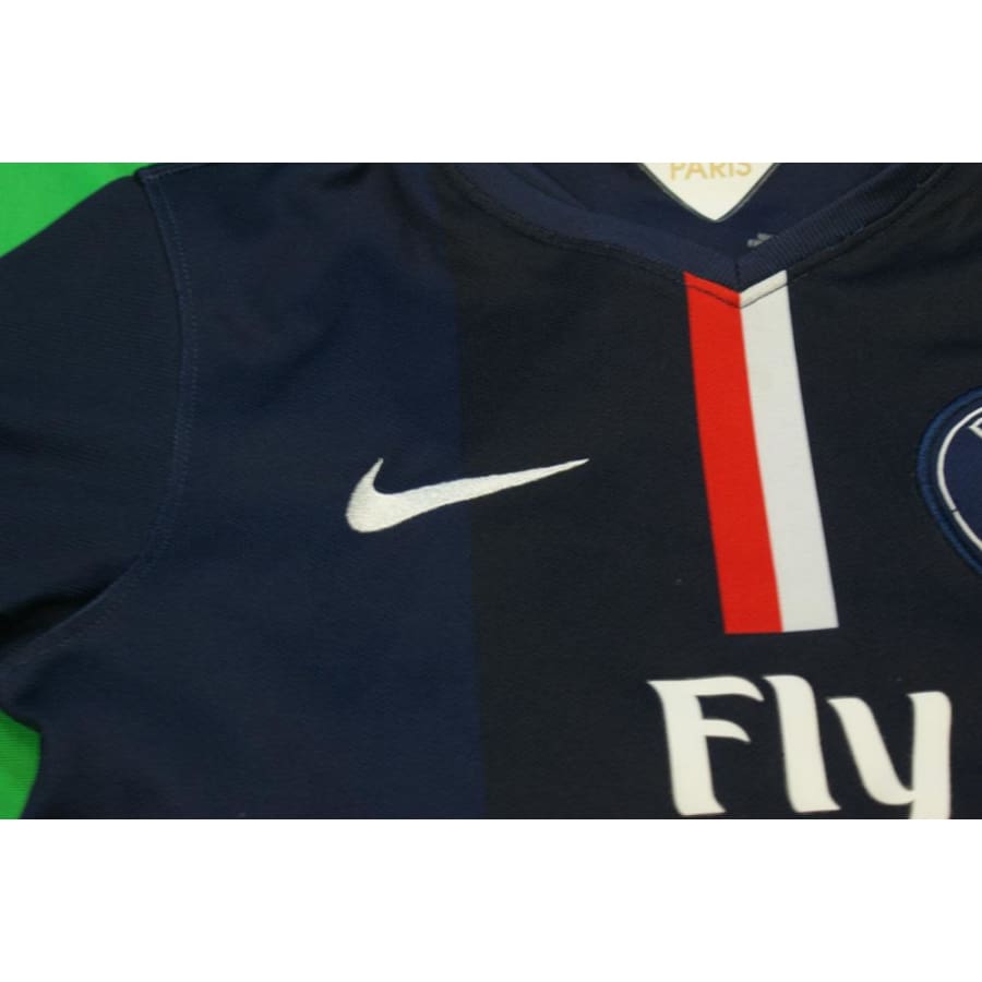 Maillot de football vintage domicile enfant Paris Saint-Germain PSG N°10 ROBIN 2014-2015 - Nike - Paris Saint-Germain