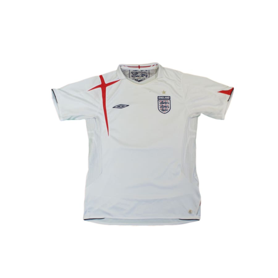 Maillot de football vintage domicile équipe d’Angleterre 2005-2006 - Umbro - Angleterre