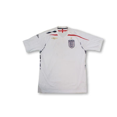 Maillot de football vintage domicile équipe dAngleterre 2007-2008 - Umbro - Angleterre