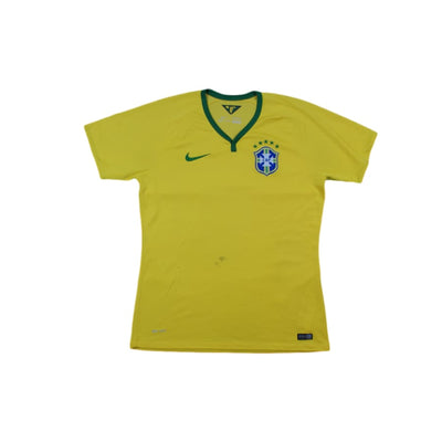 Maillot de football vintage domicile équipe du Brésil 2014-2015 - Nike - Brésil