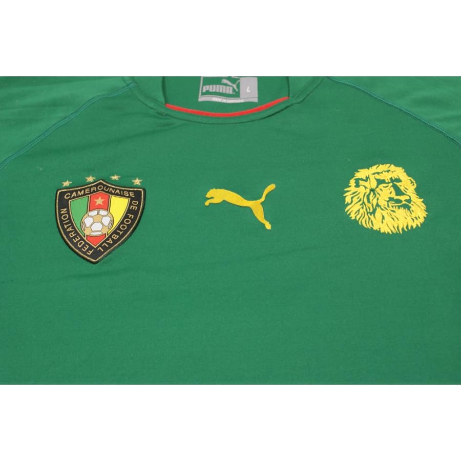 Maillot de football vintage domicile équipe du Cameroun 2004-2005 - Puma - Cameroun