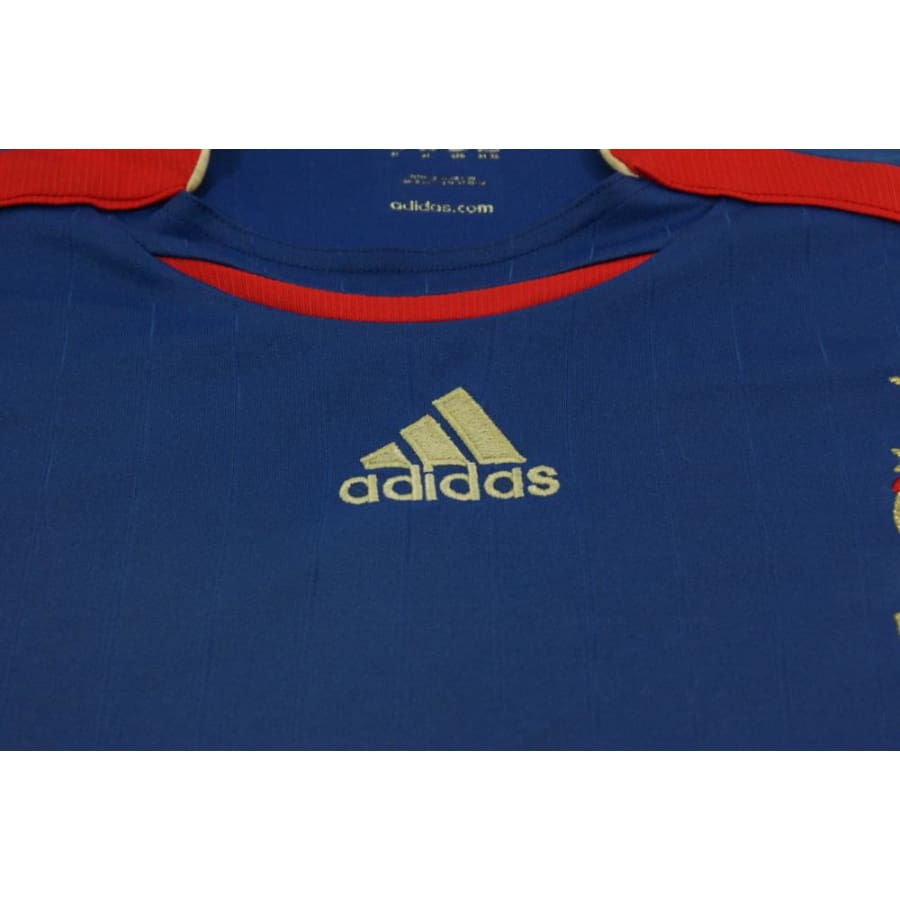 Maillot de football vintage domicile Equipe de France 2006-2007 - Adidas - Equipe de France