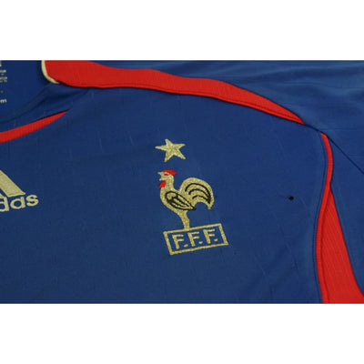 Maillot de football vintage domicile Equipe de France 2006-2007 - Adidas - Equipe de France