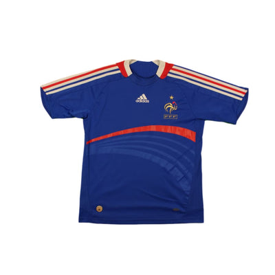 Maillot de football vintage domicile Equipe de France 2008-2009 - Adidas - Equipe de France