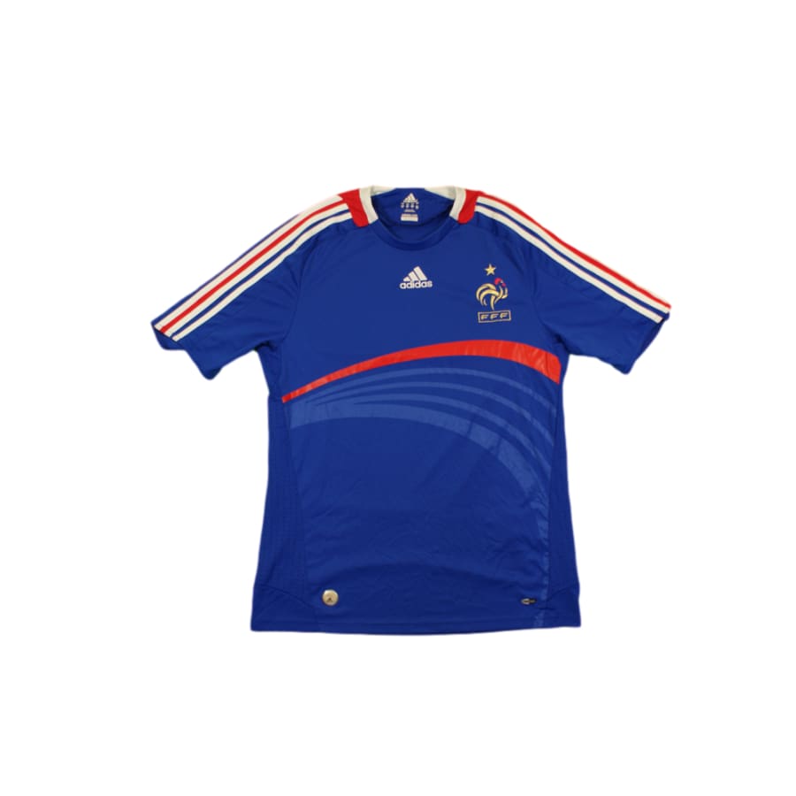 Maillot de football vintage domicile Equipe de France 2008-2009 - Adidas - Equipe de France