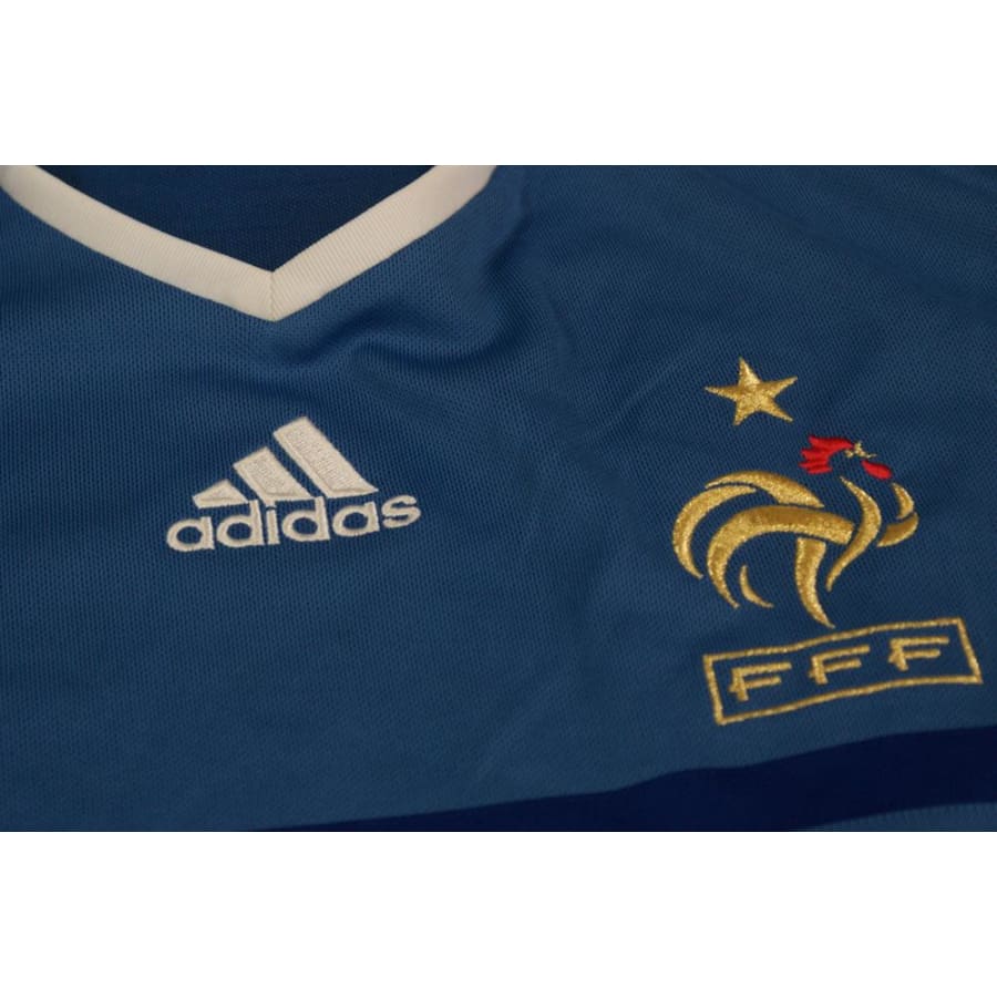 Maillot de football vintage domicile Equipe de France 2008-2009 - Adidas - Equipe de France