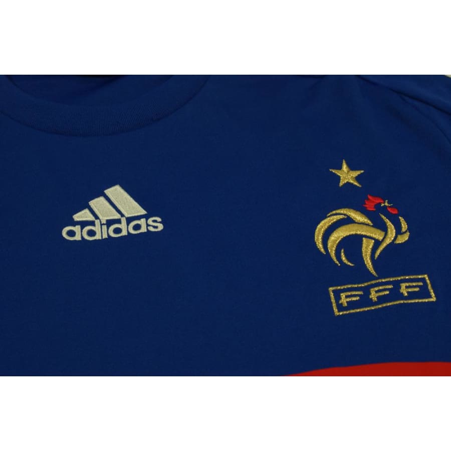 Maillot de football vintage domicile Equipe de France 2008-2009 - Adidas - Equipe de France