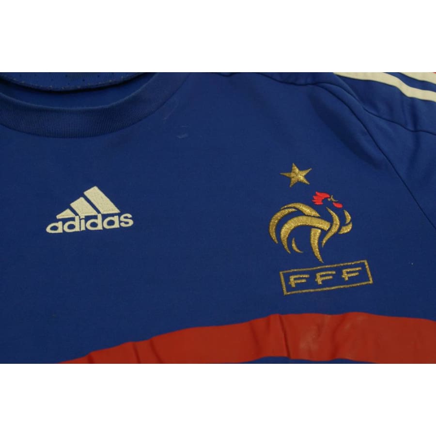 Maillot de football vintage domicile Equipe de France 2008-2009 - Adidas - Equipe de France