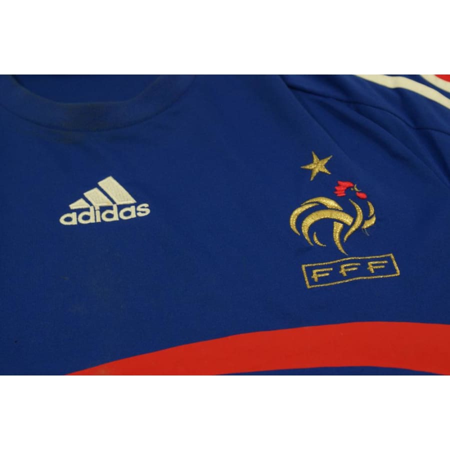 Maillot de football vintage domicile Equipe de France 2008-2009 - Adidas - Equipe de France